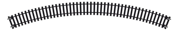 Hornby R607 - 1: 76 - Gebogene Gleis, 380 mm, R2